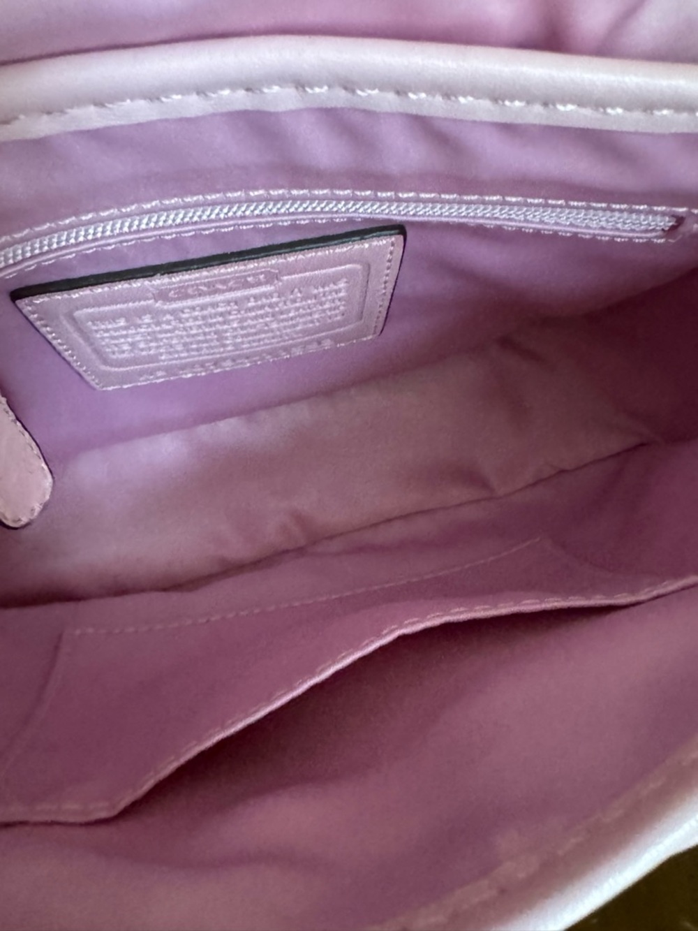 Coach Limited Edition Bleecker Signature Jenny Bag #11593 Pink/Khaki w/Scarf - Picture 12 of 15